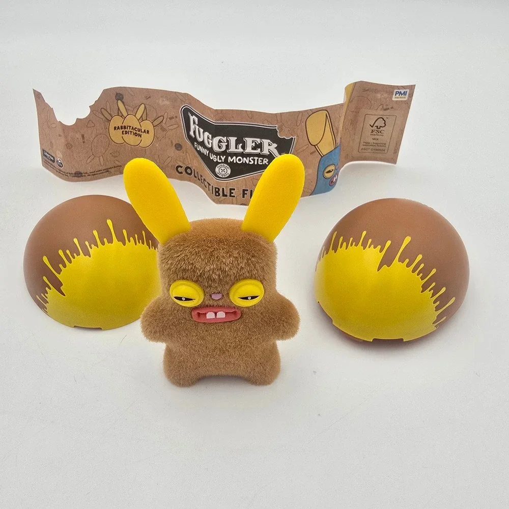 Fuggler Funny Ugly Monster Rabbitacular Edition‎ RARE Brown Furry Bunny